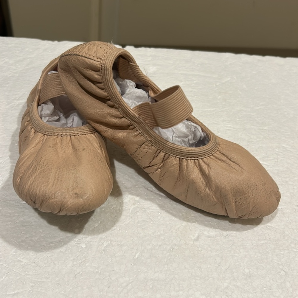 So Danca PREMIUM pink LEATHER 
BALLET SD69 full Leather soles SLIPPERS size 12